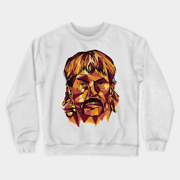 Exotic Joe King of the Tigers Crewneck Sweatshirt by neodhlamini